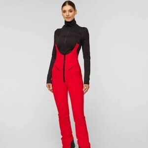 Goldbergh Phoebe Ski Bib/Salopettes/Pants NWT Flame Red US Size 6